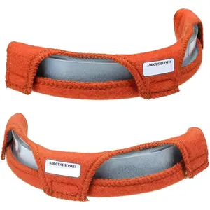 2 count Hard Hat  FR Sweatsopad Air Cushioned 20-3200V Sweatband - Hard Hat Sweatband - Hard Hat  Bands Washable (Orange)