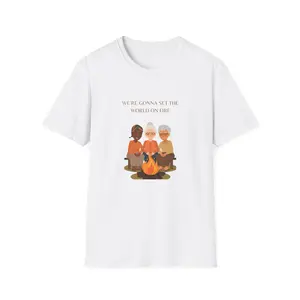 T-Shirt — "We're Gonna Set the World on Fire" Diverse Campfire Graphic