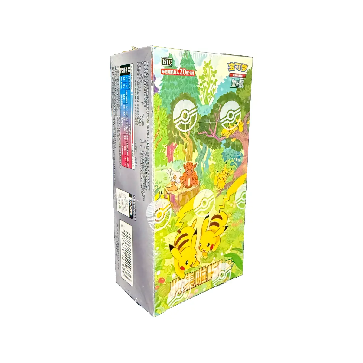 chinese 151 booster box Pokémon 151 Vol. 1 (Simplified Chinese) — “Collect 151 • Journey” Slim –  Chasing Glory TCG