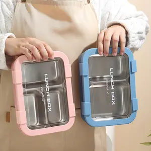 Insulated Meal Prep Bento Box with Dividers | Microwave and Temperature Resistant | Lightweight Office School Lunch Container