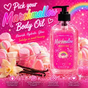 Marshmallow Body Oil 4 Oz
