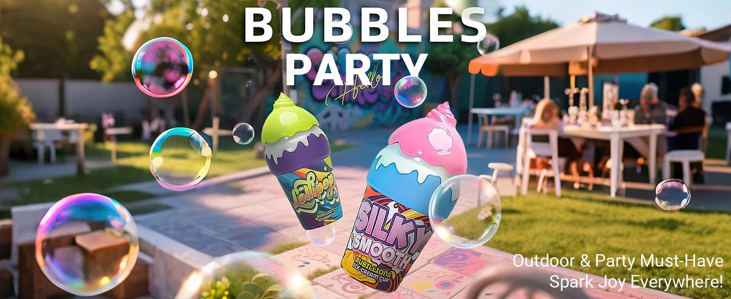Upside Down Leak-Proof Bubbles Tumble,bubble toy,Mess-Free Kids Outdoor Toys,Birthday Party Favors for Boys Girls(Random Color)