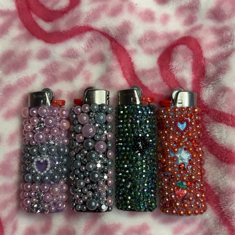 Custom rhinestone lighters