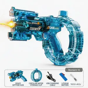 LED Electric Water Blaster – High-Capacity, Powerful Squirt Gun for Kids & Adults ,strong water blaster,summer  electric water blaster toy  pool fun  powerful electric water gun