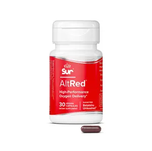 Sur AltRed - Sugar-Free Betalain Extract with Advanced Oxygen-Boosting Benefits - 30 Vegan Capsules - Fitness & Healthcare Supplement