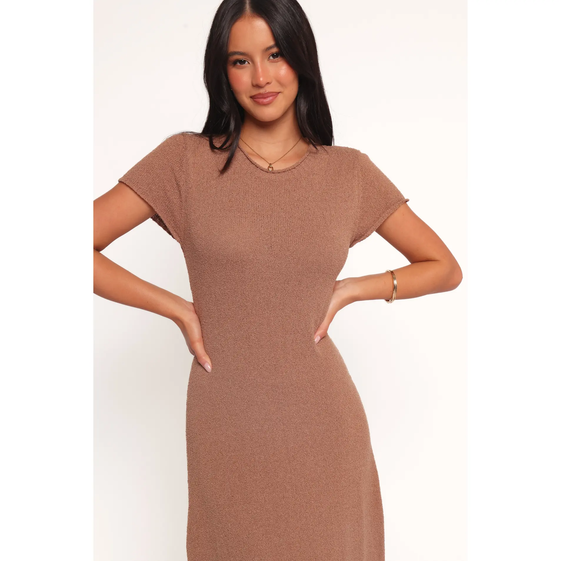 Lowell Knit Maxi Dress - Mocha - TikTok Shop Lowell Knit Maxi Dress - Mocha - TikTok Shop