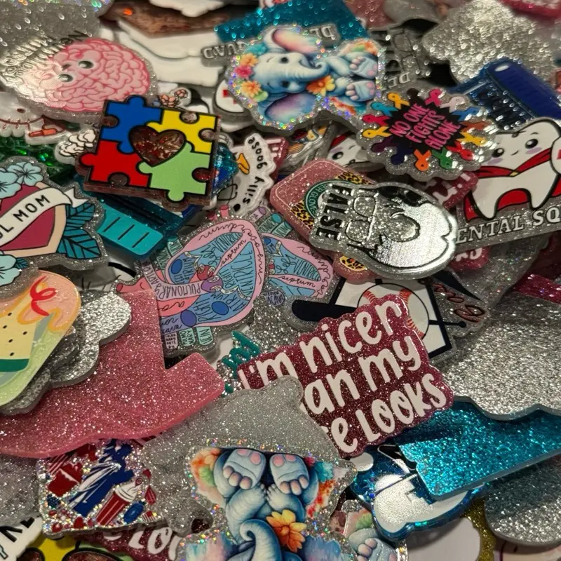 25pc - Acrylic for DIY and Crafts, Random design