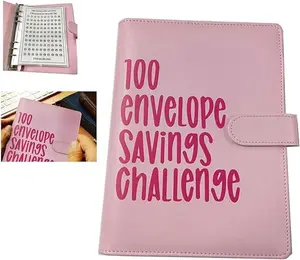 100 Envelope Challenge Binder,Easy and Fun Way to Save $5,050, Updated version