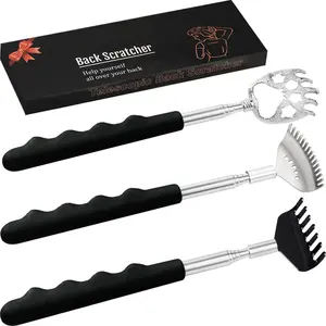 ‌ Multi-Functional Back Scratcher Gift Set ‌   - Durable Metal Construction with Rubber Grips, Includes Decorative Packaging for Holiday Gifting