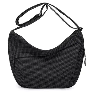 Nylon Crescent Crossbody Bag for Women Men Hobo Bag Shoulder Bag slouchy bag purse large capacity woman multifunctional fashion Satchel oversized perfect mother Everyday commuting use travel work stylish