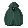 FAIABLE Unisex Oversized Zip-Up Hoodie in Acid Wash Heavyweight Cotton Fleece with Oversized Pockets & Stretch Ribbed Cuffs for Men & Women Casual Sweatshirt