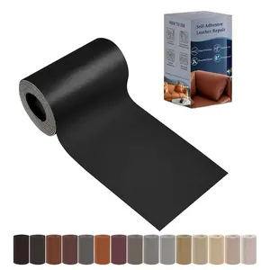 Self-Adhesive Leather Repair Patch 4x63in Vinyl Kit for Furniture Car Seats Couches Waterproof Wear-Resistant Tape Easy Peel & Apply