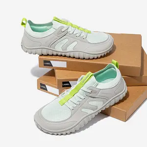 HOBIBEAR Habi Bear Wide-Toe Shoes for Men Spring & Autumn Sports Barefoot Zero-Difference Breathable Non-Slip Walking Shoes