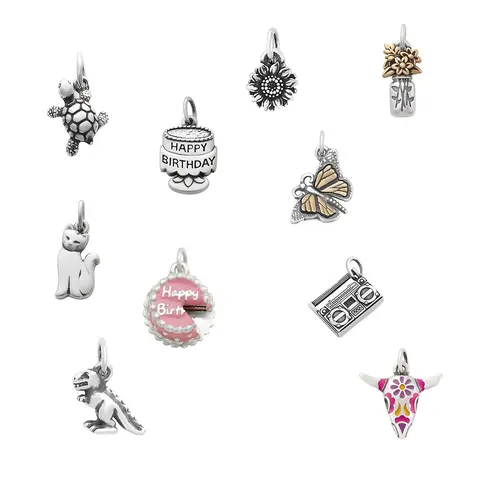JA Jewelry Single Pendant Charm Women Girls Teens, Multi-Element Cute DIY for Bracelets Necklaces, Everyday Wear Fashion Accessory, Perfect Gift