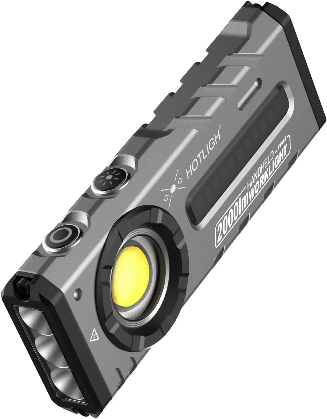 【zf8313】Rechargeable Magnetic EDC Flashlight, 2000 Lumens LED Light with RGB & UV Modes for Outdoor and Car Repair