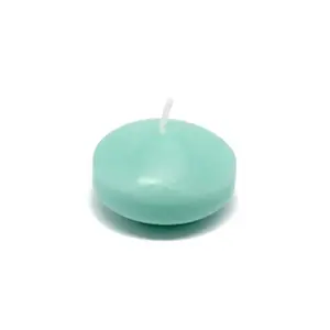 212 MAIN Unscented 1.75 in. Round Handpoured Wax Water Floating Candles - 24-Piece Candle Pack, 3-Hour Burn Time, Decoration Ornaments for Camping & Hiking Lights