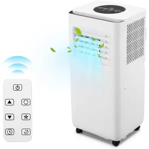 10000 BTU Air Conditioner 3-in-1 Portable Cooling Unit 24h Timer Easy to Move for Small to Medium Rooms Cools Room Up 450 Sq Ft