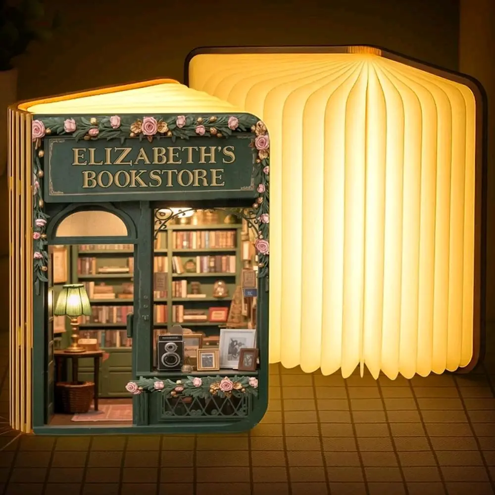 Custom Foldable LED Magic Book Lamp