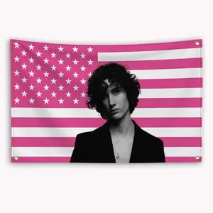 Singer Sombr American Flag Banner Custom Flags for Bedrooms Barber Shop Advertising Decoration Garage Home Decor Items Tapestry 60X40Artistic style Festival giftshome decoration