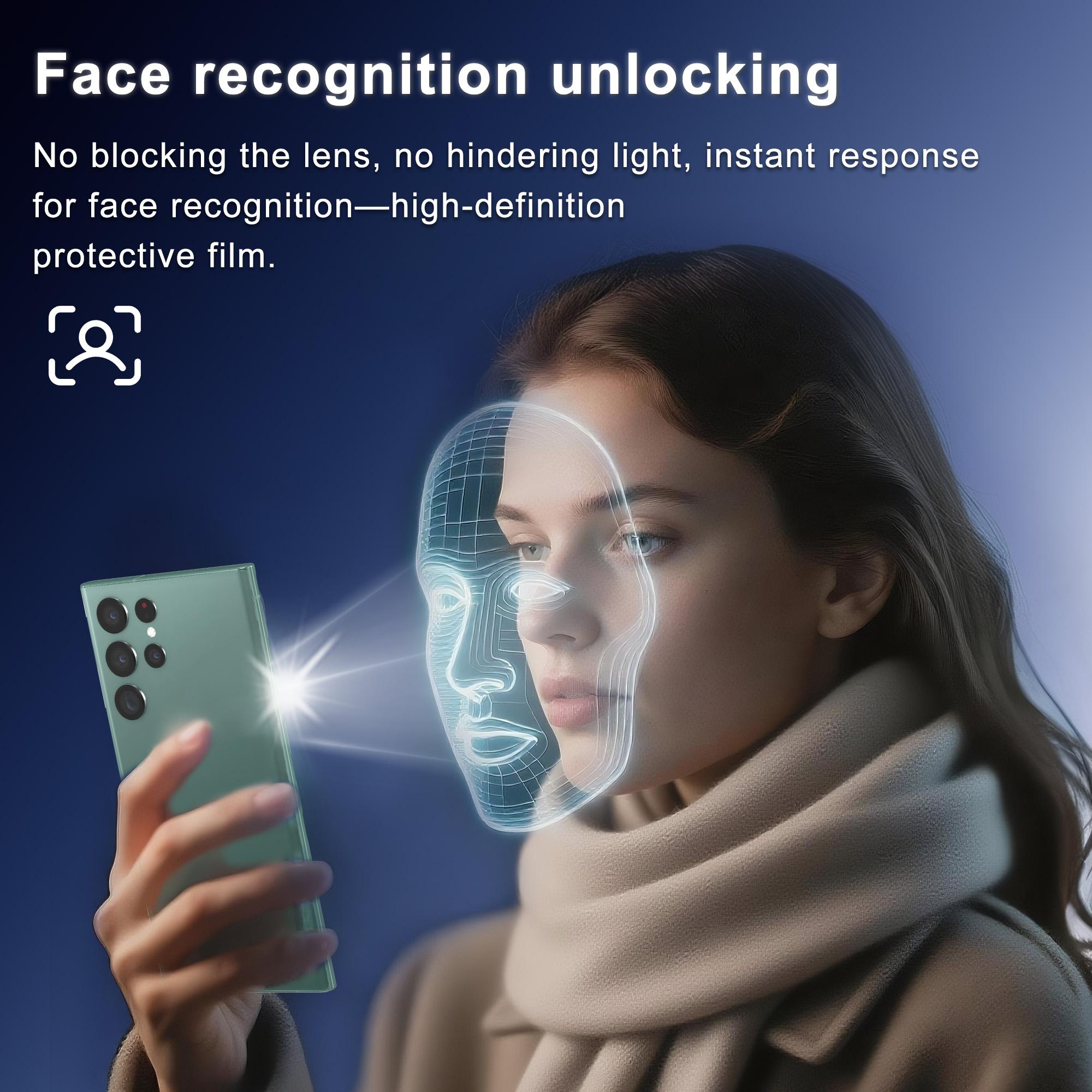 JavoYion 3-Pack Privacy Screen Protector for Samsung Galaxy S22 Ultra [Not Glass], Fingerprint Compatible, Anti Spy,Bubble Free,Scratch-Resistant