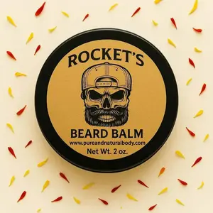 Rockets Beard Balm – Natural Beard Balm for Softness & Control