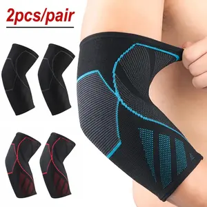 Elbow Compression Sleeve(1 Pair) Tennis Arm Supports Golfer, Elbow Guard, Sports Arm Sleeve, Elbow Brace for Tennis Elbow, Breathable Compression Sleeves Support for Workouts, Fitness Activity