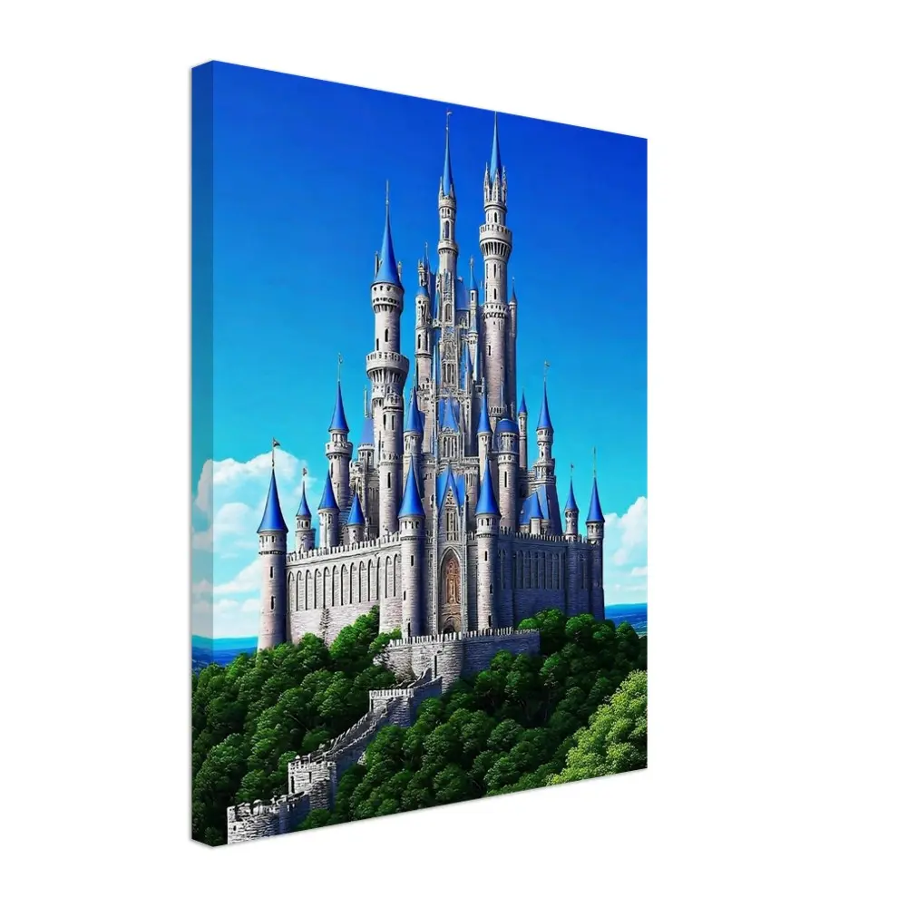 Fantasy Castle on Canvas 40x50 cm / 16x20″ Poster Decor Hanging Wall Artistic Decoration