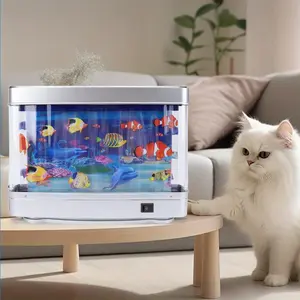 1pc Aquarium Plants Artificial Plastic Bonsai Pine Tree Aquarium Water Weeds Ornament Fish Tank Grass Decoration Accessories Plastics Artificial Water Plant for Aquarium Tall Tree Fish Tanks