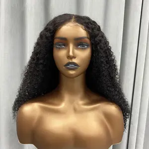 [Live Only Deal]ShowRealHair Ready Go Glueless Wigs Black Color Pre Cut PreBleached 7x5 Pixie curly Closure Wig Seamless Extensions #P4/27 200% Density Human Hair Wig Pre Plucked Lace Front wigs
