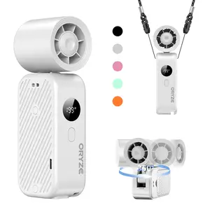 Portable Handheld High-Speed Fan with 199 Adjustable Speed Settings—Foldable, Perfect for Summer Travel, Vacations, and Outdoor Activities Tiktokshopmothersday