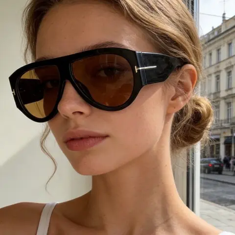 【Black Friday】Vintage-Inspired Oversized Sunglasses for Women and Men, Trendy Casual Fashion Accessory for Everyday Wear, Outdoor Activities, and Beach Days