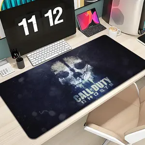 Call Of Duty Warzone Mouse Pad Design XXL 1000×500mm 900×400mm 800×400mm 600x300mm Large Gaming Mouse Pad - Extended, Thick, Non-Slip Rubber Base Desk Mat with Precision Stitched Edges - Washable Large Desk Pad Extended Mousepad