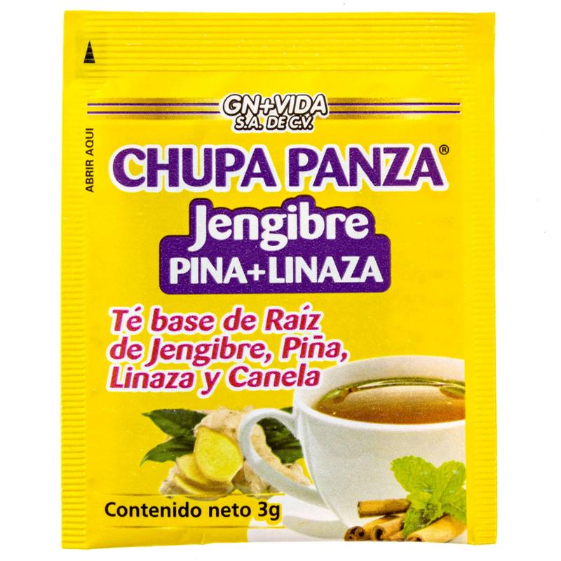 CHUPA PANZA TEA -CINNAMON AND GINGER ROOT- HERBAL TEA Beverage