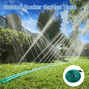 1pc soaking hose flat flexible garden lawn sprinkler drip irrigation hose, sprinkler hose, automatic agricultural irrigation, water pipe very suitable for garden flower beds, Soaker Hose For Garden