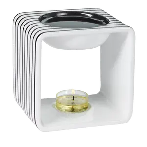 Monochrome Pinstripe Fragrance Warmer