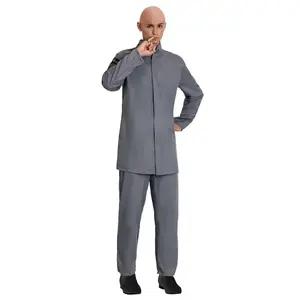 Deluxe Men's Evil Gray Suit Costume