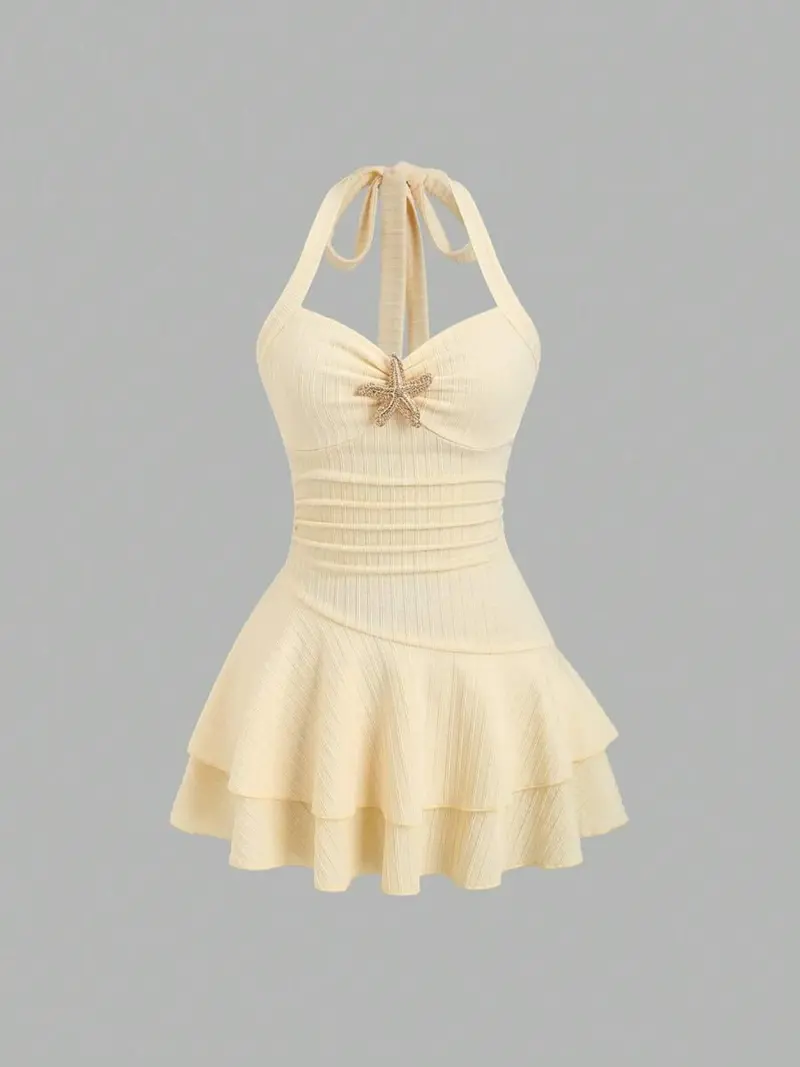 halter mini dress - TikTok Shop halter mini dress - TikTok Shop