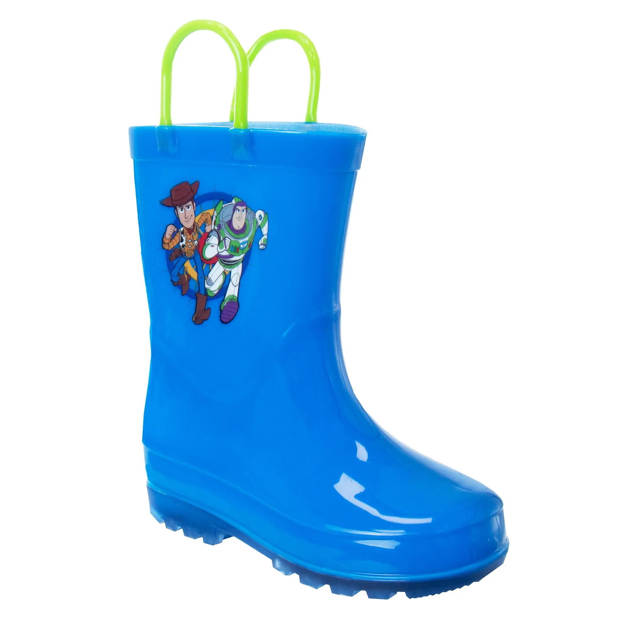 Josmo Boys Toy Story Buzz Lightyear and Woody Ã¢â‚¬â€œ Waterproof Rubber Rainboots (Toddler)