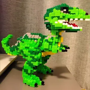 Tyrannosaurus Rex Design, 6205pcs Creative 3D Puzzle, DIY Assembly Models for Adults, Office Home Decoration Building Blocks Set