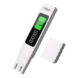 4 in 1 Digital Water Tester for Drinking Water - Accurate and Reliable TDS EC & Temperature(°C/°F) Meter - 0-9999 ppm - for Drinking Water, Aquarium, Hydroponics, Pool, Etc