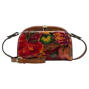 Patricia Nash Pilzone Leather Frame Crossbody Bag