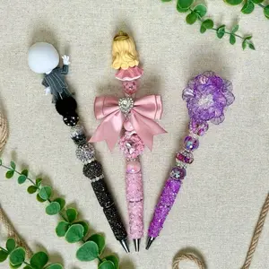 Extended rhinestone pens