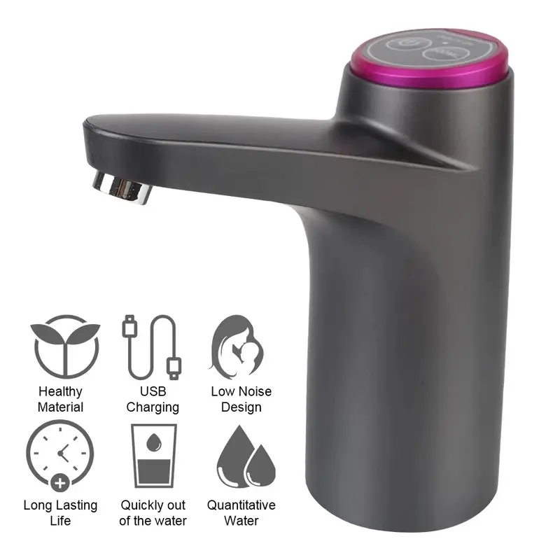 Food Grade Pump, Eco-Friendly Safe Quality, Smart Home Bucket Water Cooler Dispenser, USB Charging, Automatic Fill, Quiet Operation, Compact Design，Long endurance electric water pump with eco-friendly materials