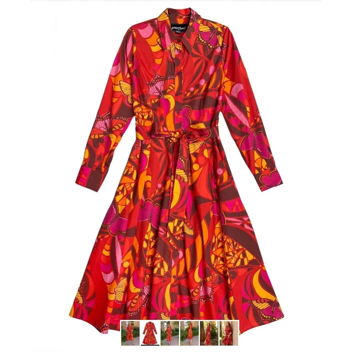 Ernestine Dress - Serendipity Red *Final Sale*