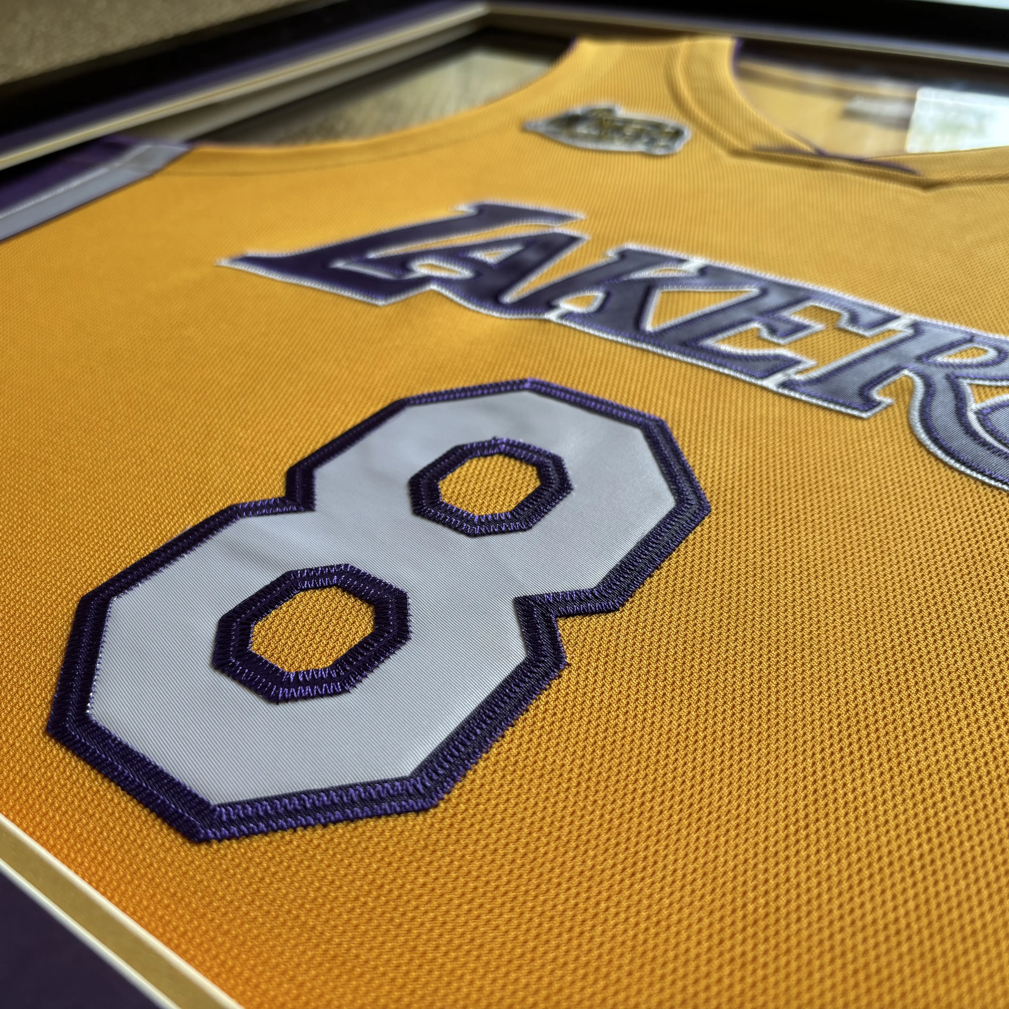 The Laker Legend AU Jersey – Original Design with Handmade Double-Sided Framed Display | Surprise Gift for Sports Fans