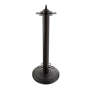 24" Metal 6 Floor Stand Billiard Pool Cue Stick Rack Only (4 Colors)
