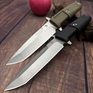 Camping knives, straight knives for traveling and hiking, multi-functional knives, essential for wilderness survival