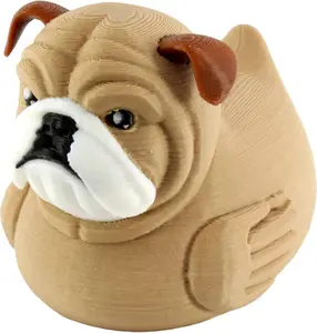 PowerTRC Bulldog Duck Figurine – Duck for 4x4 Ducking, Fun Car Dashboard Accessory, Unique Dog Gifts, Ducks for Cars – 3D Printed in USA