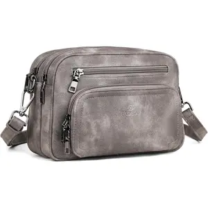 Crossbody Bags for Women Multi-pocket Leather Crossbody Purses, Designer  Bag Adjustable Removable Strap