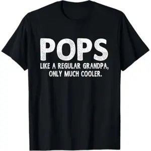 Summer t Shirts Pops Definition Funny Grandpa Fathers Day Gift T-Shirt